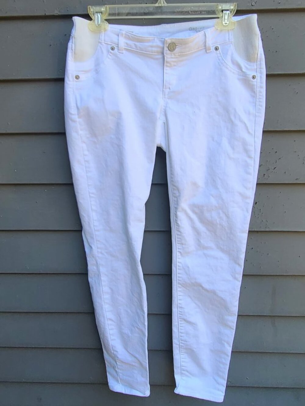GAP White Maternity Jeans True Skinny size 26 Reg